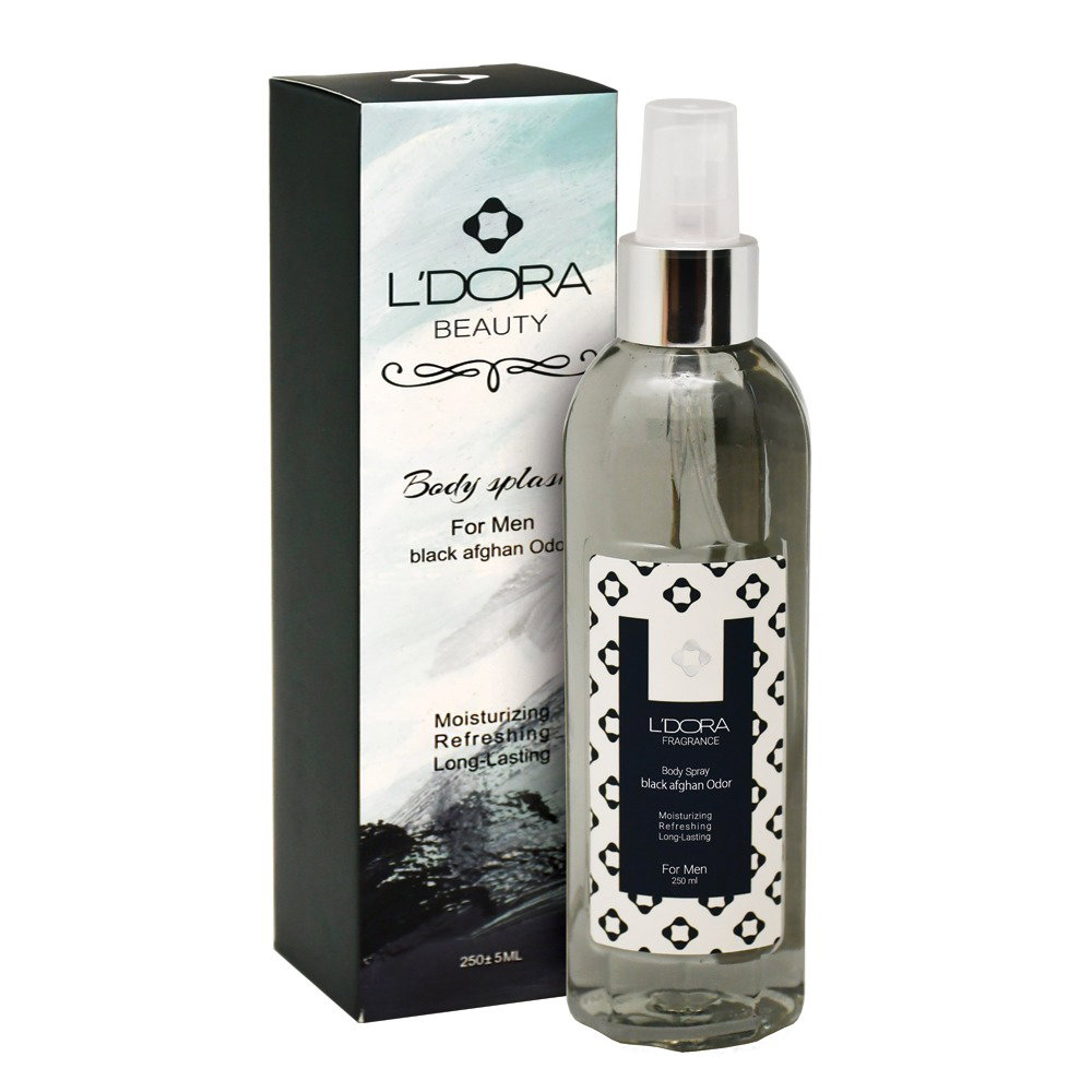 بادی اسپلش | اسپری خوشبوکننده بدن black afghan Odor بلک افغان ۲۵۰ میل