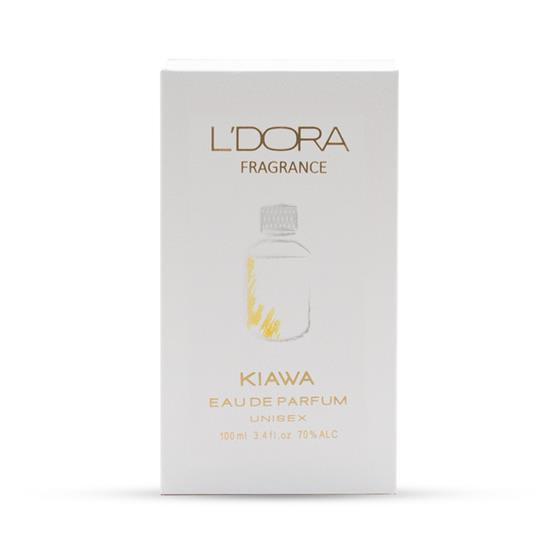 عطر ادوپرفیوم یونیسکس مدل کیاوا Kiawa فرگرنس100میلی (ضمانت اصالت و تاریخ انقضا) برند ـ لدورا