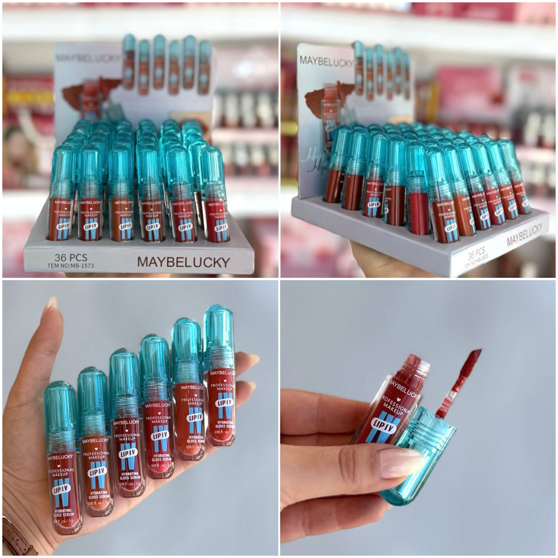 رژلب آبرسان و هیدراته میبی لوکی MAYBE LUCKY 💧