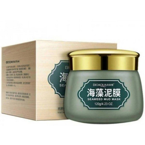 ماسک گچی جلبک دریایی روشن کننده و آبرسان و ضدپیری پوست(اورجینال)