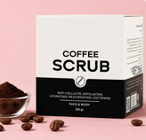 اسکراب قهوه صورت و بدن با کلاژن گیاهی، روغن بادام شیرین و شیباتر، ۲۵۰ گرم