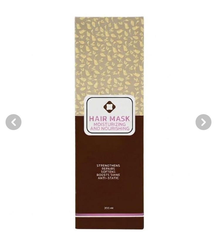ماسک گیاهی نرمکننده و تقویتکننده مناسب انواع مو با روغن زیتون و بادام شیرین، ۲۰۰ میلیلیتر