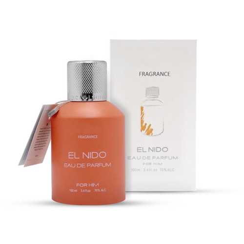 عطر ادوپرفیوم مردانه فراگرنس ورد مدل النیدو EL NIDO (ضمانت اصالت و تاریخ انقضا) با ماندگاری بالا رایحه گرم چوبی و شرقی